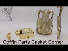 زاوية التابوت النحاسية 22 كجم / 21 كجم التجهيزات التابوت الأسلوب الأمريكي