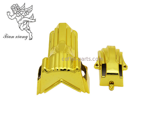 OEM Customized Funeral Casket Corners Set With Coating Film