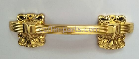 PP Gold Color Plastic Coffin Handles Lightweight