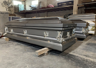 صندوق معدني من الفولاذ المقاوم للصدأ داخلية قابلة للتخصيص لمقبض الجنازة