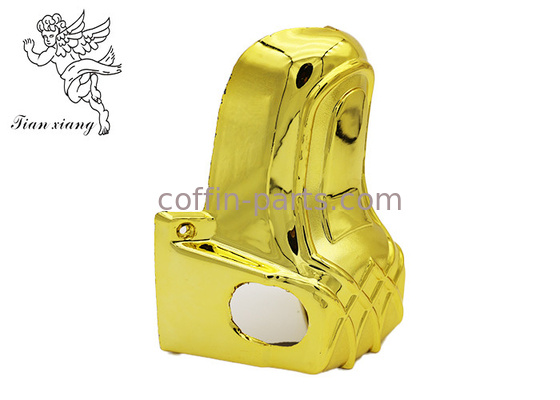ABS Plastic Material Silver Casket Corners Casket Hardware With Metal Bars