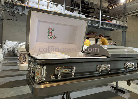 Stylish Metal Burial Case With Decorable Surface Durable And Customizable