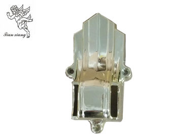 10# Casket Corners Coffin Decoration 56cm X 42cm X 37cm Silver ABS Material
