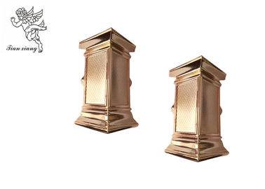 Copper Coffin Decorative Casket Corners Christ 001# PP / ABS Material For Swing Bar