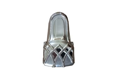 Sliver Coating Film Plastic Funeral Casket Fitting Coffin Parts With Pineapple Pattern