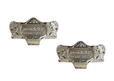 Angel Corner Plastic Coffin Parts Decoration PP Recycle Materials Matching Steel Bars