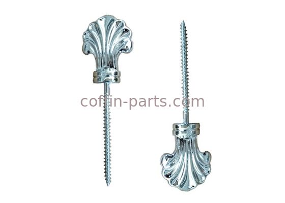 Funeral Coffin Hardware Lid Decoration , Parts Of A Coffin PP And Iron Material