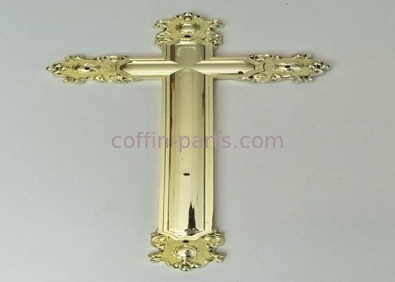 Standard 44.8×20.8cm PP Coffin Crucifix For Funeral Decoration