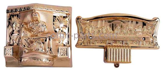 Gold Plastic Material Casket Hardware Corners Model 12
