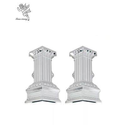 Molded Plastic Coffin Handle Silver Swing European Style TX-G